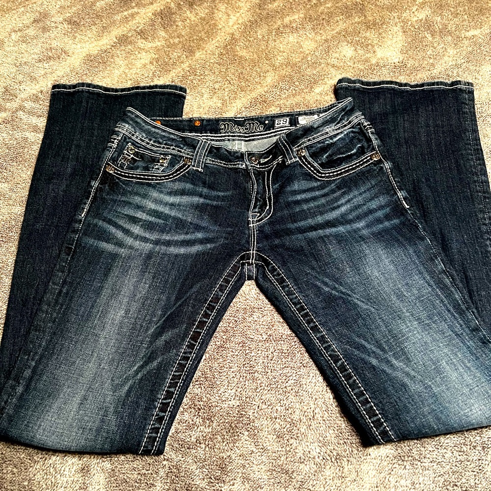 Miss Me Jeans Boot Cut Dark Wash - Like New